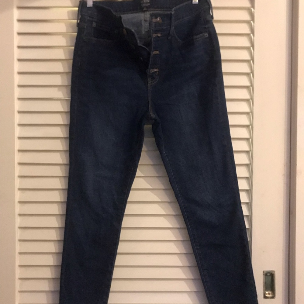 J Crew Women’s Dark Blue Stretch Skinny Jeans